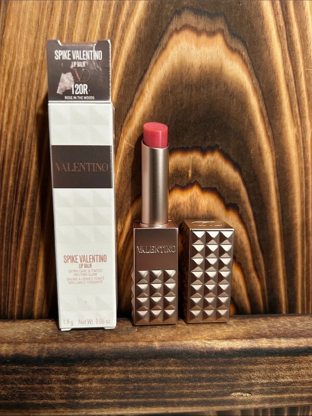 Valentino Spike Valentino Tinted Lip Balm — Rose (Pink)